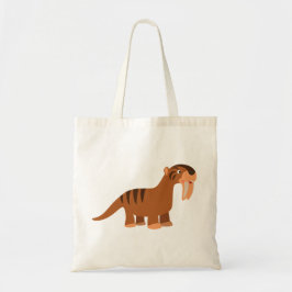 Cute Smiling Tecknad Thylacosmilus Bag Tygkasse