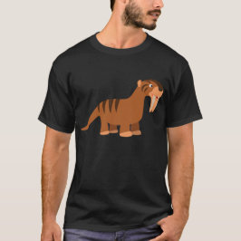 Cute Smiling Tecknad Thylacosmilus T-Shirt