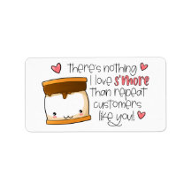 Cute Smores Pun Repeat Customer Small Business