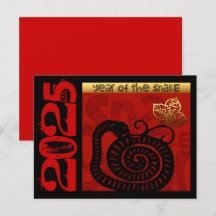 Cute Snake China Year 2025 Zodiac Birthday HPC