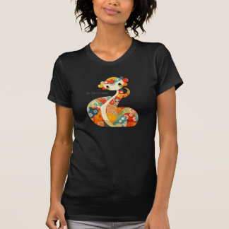 Cute Snake for China Lunar Nyår 2025 T Shirt