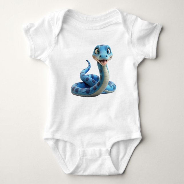 Cute Snake T Shirt (Framsida)