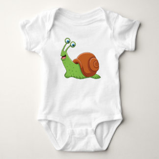 Cute Snigel Baby Bodykostym T Shirt