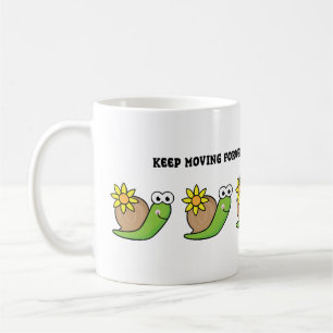 Cute Snigel Illustration Mugg - Quirky Nature Gift