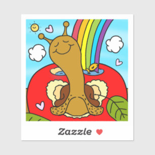 Cute Snigel lärarkänning Vinyl Sticker Klistermärken