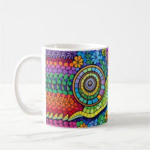 Cute snigel mosaic kaffemugg