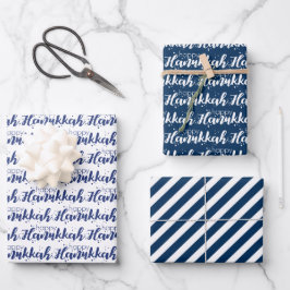 Cute Snö Bubbles & Rand Lycklig Hanukkah