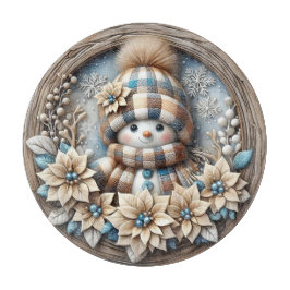 Cute snögubbe