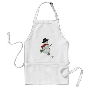 Cute Snögubbe Apron Förkläde