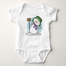Cute Snögubbe Baby Bodykostym T Shirt