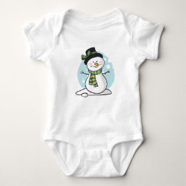 Cute Snögubbe Baby Bodykostym T Shirt