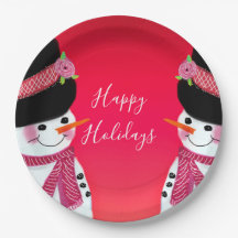 Cute Snögubbe Festive