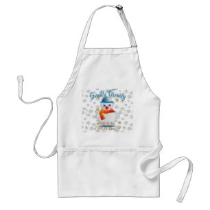 Cute Snögubbe Förkläde