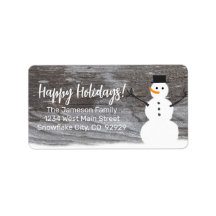 Cute Snögubbe Glad helg