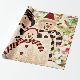 Cute Snögubbe jul Presentpapper