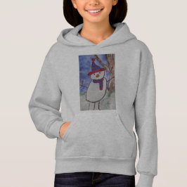 Cute Snögubbe Kids Hoodie T Shirt