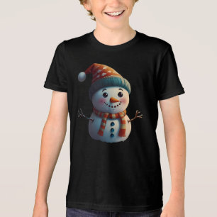 Cute Snögubbe Kids' T-Shirt - Roligt Winter & Helg