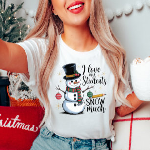 Cute Snögubbe Lacher T Shirt