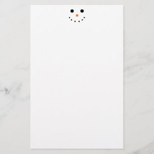 Cute Snögubbe-lager Brevpapper