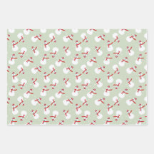 Cute Snögubbe Mönster