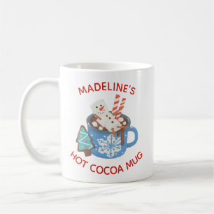 Cute Snögubbe Namn Hett Kakao Kaffemugg