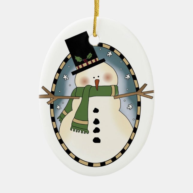 Cute snögubbe ornament (Framsidan)