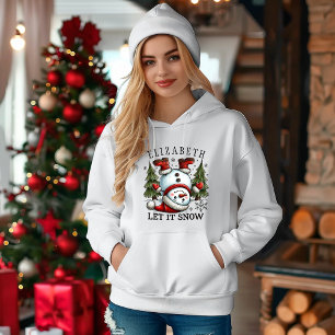Cute Snögubbe Roligt: Låt det snöa julglädjen T Shirt