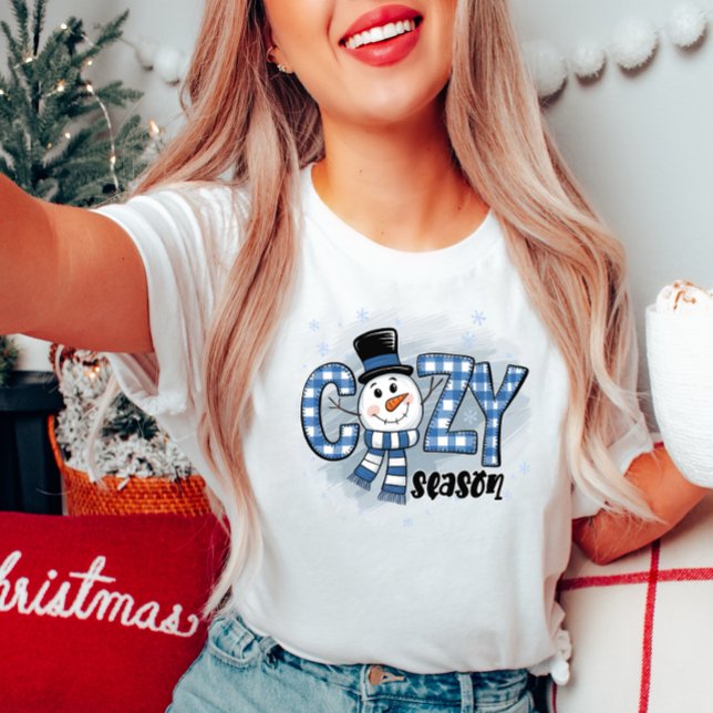 Cute Snögubbe Season T-Shirt (Skapare uppladdad)