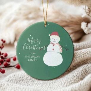Cute Snögubbe Viktig juldesign för Helgdag Gåvor Etiketter