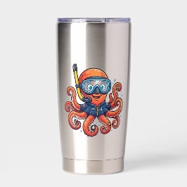 Cute Snorkeling Octopus - Ocean Explorer