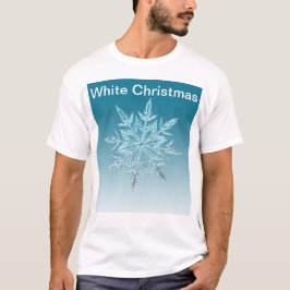 Cute Snowflu med vit jultext T Shirt