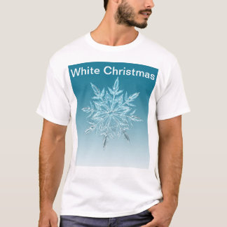Cute Snowflu med vit jultext T Shirt