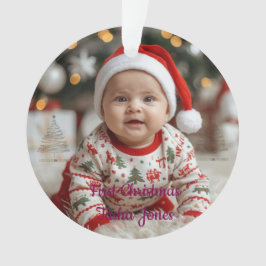 Cute Snowman Ornament | Cozy Pastel Christmas