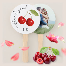 Cute Snyggt Red Cherries Photo Tack Monogram
