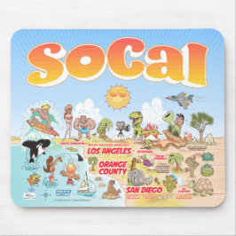 Cute SoCal Mouse Pad Musmatta