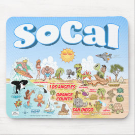 Cute SoCal Mouse Pad Musmatta