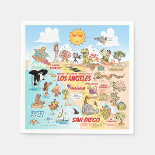 Cute SoCal Pappersservett