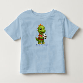 Cute Soccer Dino Shirt for Kids T