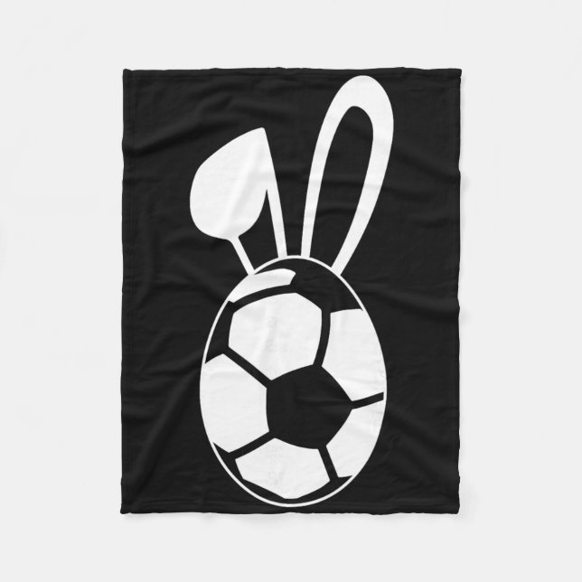 Cute Soccer Egg Shirt - Soccer Easter Egg Gift  Fleecefilt (Framsidan)