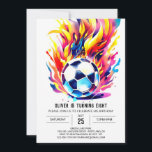 Cute Soccer Kids Editable Birthday Inbjudningar<br><div class="desc">Embark på en firande fylld med adorness med vår Cute Soccer Kids Editable Birthday-inbjudan. Den här charmerande designen smälter sömlöst samman barndomens lekhet med fotbollens upphetsning och skapar en inbjudan som är lika söt som festlig. De redigerbara funktionerna gör anpassningen till en underbar brygga, vilket gör att du enkelt kan...</div>