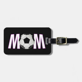 Cute Soccer Mamma Bagagebricka