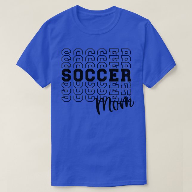 Cute Soccer Mamma Tee Co (Design framsida)