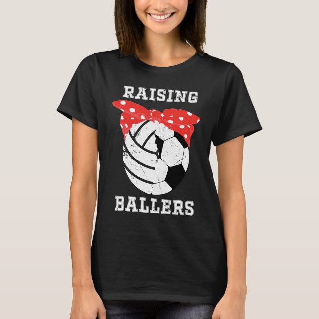Cute Soccer Mom  Women   Wife Her Volleyball T Shirt (Framsida)