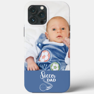 Cute Soccer Pappa Fars dag New Pappa Baby Photo