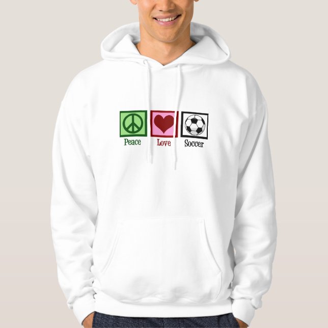 Cute Soccer Sweatshirt Med Luva (Framsida)