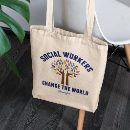 Cute Social Work inspiration Quote Monogram Tygkasse