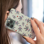 Cute Sock monkey med Hearts Mönster på Tan<br><div class="desc">Den söta lilla sock monkey med mönster-telefonfodral är roligt att ha på din mobil. Det är en underbar gåva till sock monkey älskare!</div>