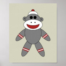 Cute Sock monkey på Tan Nursery