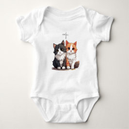 Cute Soft Baby Bodykostym T Shirt