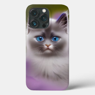 Cute Soft Blue Eyed Himalayan Kitten